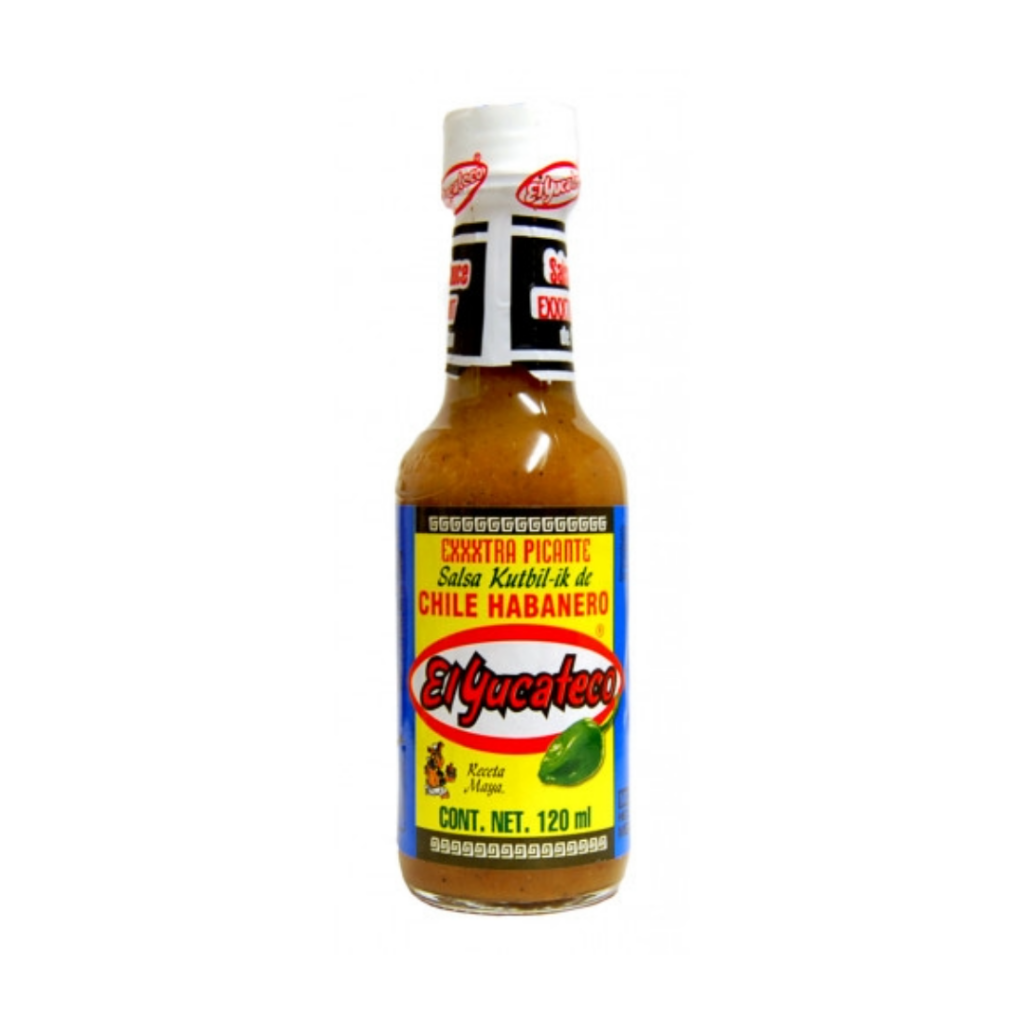 EL YUCATECO SALSA KUTBILIK EXTRA PICANTE DE CHILE HABANERO 120ml El Cielo Markt