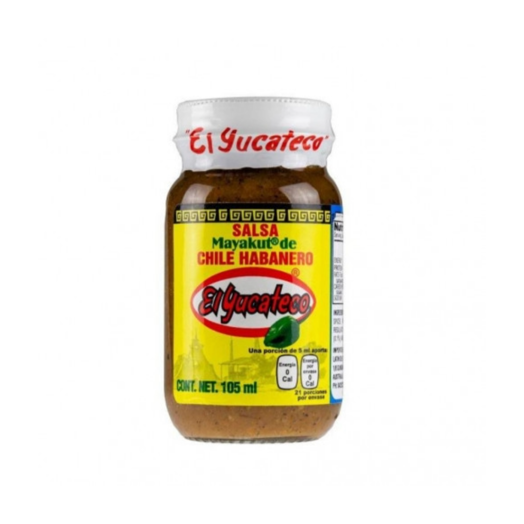 EL YUCATECO SALSA MAYAKUT DE CHILE HABANERO 105ml El Cielo Markt