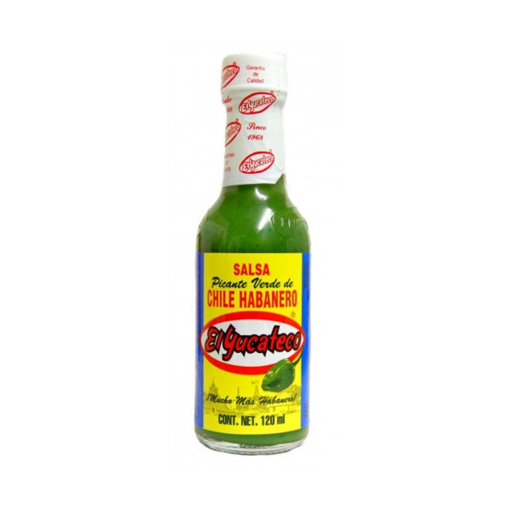 EL YUCATECO SALSA PICANTE VERDE DE CHILE HABANERO 120ml – El Cielo Markt